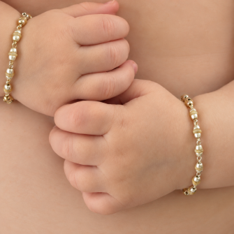 Tulsi-Rose Baby Bracelet